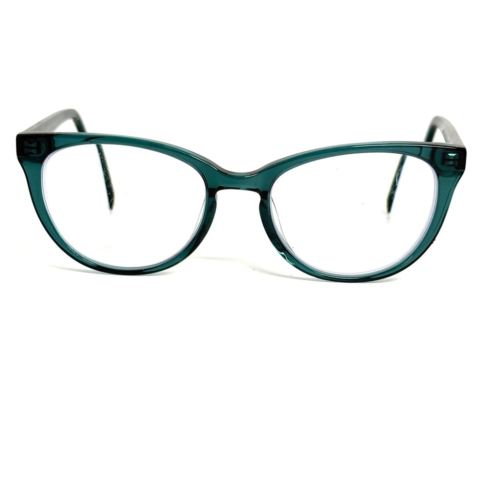 Warby Parker Shea Eyeglasses Teal Green Cat Eye Frames 50-17-140 SHEA N 728
